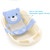 Baby Bath Tub Support Anti-slip Soft Bath Net Bathtub Sling Bear Shower Mesh Bathing Cradle For Tub(blue)