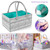 Large Baby Diaper Caddy Storage Organizer For Nursery Portable Diaper Basket For Changing Station