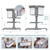 Tcbunny 2-in-1 Baby Bedside Bassinet, Adjustable Bassinet Sleeper Portable Crib Bed For Babies, Girls, Boys, Infant, Newborn