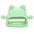 Hisgeru Teething Toys Never Drop Cat Silicone For Unisex Babies 6-12 Months Chew Toys For Sucking Needs(green)