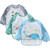3-pack Baby Long Sleeve Waterproof Bib Full Coverage Apron Bib Smock Toddler Bibs With Pocket