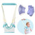 Haoan Baby Walking Harness Adjustable Breathable Handheld Baby Walker Assistant With 2 Knee Pads For Boy & Girls