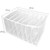 Apehuyuan Wardrobe Clothes Organizer 7 Grids Nylon Mesh Washable Foldable Jeans Compartment Storage Closet Drawer Separation Box For Clothing(3 Grey)
