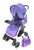 Amoroso No.26658 Burgundy Convenient Stroller With Diaper Bag