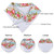 10-pack Baby Bandana Bibs Upsimples Baby Girl Bibs For Drooling And Teething, 100% Organic Cotton And Super Absorbent Hypoallergenic Bibs Baby Shower Gift - "blossom Set"