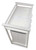 Badger Basket Modern Baby Changing Table With Hamper And 3 Baskets, White, Includes Pad