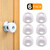 Zdmathe Child Safety Door Lock Baby Safety Lock For Door Knobs, Door Handle Cover Door Lock Sleeves, Prevent Kids Leaving Home Alone