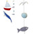 Ankishi Baby Crib Mobile Whale Sailboat Ocean Baby Shower Gift Nursery Decoration