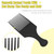 Vocoste 3pcs Afro Hair Pick Comb Hair Brush Comb Hairdressing Styling Tool For Curly Hair For Men Women Black