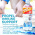 Propel Immune Support With Vitamin C + Zinc, Lemon Blackberry & Orange Raspberry Variety Pack, 24oz Bottles (pack Of 12)