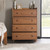 Morgan 4-drawer Solid Wood Bedroom Chest In Caramel