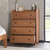 Morgan 4-drawer Solid Wood Bedroom Chest In Caramel