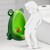 Cute Frog Potty Training Urinal For Boys With Funny Aiming Target
