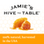 Jamie's Hive To Table Cinnamon Infused Raw Honey Pure Honey 12 Oz