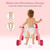 Mzdxj 3 In 1 Baby Walker,sit To Stand Learning Walkers & Removable Play Panel, Kids Early Activity Center With Lights & Sounds, Music Learning Play Toys Gift For Infant Boys Girls
