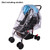 Stroller Rain Cover Universal, Stroller Accessory Waterproof Windproof Dustproof Baby Car Seat Weather Shield With Clear Eye Screen Toddler Stroller Covers For Outdoor(transparent)