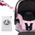 Evenflo Nurturemax Infant Car Seat, Lennon Pink