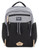 Baby Boom Backpack Diaper Bag With Adjustable Shoulder Strap, Heather Grey