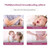 Aipinqi Breastfeeding Pillow, Multifunctional Baby Feeding Support Pillow Nursing Pillow For 0-12 Months Newborn Baby