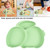 With Suction,divided Placemat Dish For Toddlers And Kids,baby First Stage Training Supplies , Green