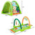 Gymax 4-in-1 Green Activity Play Mat Baby Activity Center W/3 Hanging Toys
