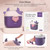 Ncvi Baby Formula Dispenser With Scoop And Leveller (purple)