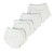 Bambini White Training Pants 4-pack