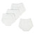Bambini White Training Pants 4-pack