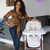 Your Babiie Am:pm By Christina Milian, Geometric Mocha "fitzrovia" High Chair