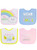 Parents' Choice Baby Girl Embroidered Bibs, 8 Piece