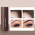 Qdle Eyebrow Stamp Shaping Waterproof Brow Powder Hair Line Stick (light Brown)