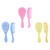 Bestonzon 6pcs/ 3 Sets Baby Brush And Comb Set Children Massage Care Safety Comb
