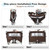 Gymax 5-in-1 Baby Beside Sleeper Bassinet Portable Crib Playard W/diaper Changer Brown