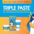 Triple Paste Diaper Rash Cream, Hypoallergenic Medicated Ointment For Babies, 2 Oz