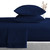 1000 Thread Count Rv Sheet Sets Crib Size Navy Blue Solid Egyptian Cotton Soft And Smooth Bed Sheets For Campers, Rv Bunk And Truck Sleeper With 8 Inch Deep Pocket