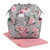 Wide Open Frame Diaper Bag Backpack And Nappy Travel Bag Tote With Changing Pad, Stroller Straps (floral Frenzy)