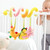 Dido Baby Bed Crib Spiral Plush Toys Cartoon Fruit Crib Stroller Car Seat Toy Built-in Sounder Educational Toy