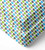 Bacati Aqua, Lime & Grey Mini Elephants Crib Fitted Sheets 2 Ct Package