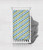 Bacati Aqua, Lime & Grey Mini Elephants Crib Fitted Sheets 2 Ct Package