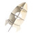 Hemoton Creative Bracket Rocket Shape Shelf Party Gathering Housewarming Adornment Supply