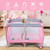 Gymax Portable Foldable Playpen Baby Playard Nursery Center With Changing Station, Pink