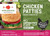 (12 Pack)"applegate Chicken Patties - Frozen - 12oz