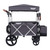 Keenz 7s Push Pull Baby Toddler Kids Wheeled Stroller Wagon With Canopy, Gray