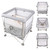 Karmas Product 4 In 1 - Baby Portable Folding Crib + Bedside Sleeper Bassinet + Playpen + Jumper For Newborn Toddlers, With Skin-friendly And Removable Mattress, Indoor And Outdoor Use