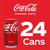 Coca-cola Soda Soft Drink, 12 Fl Oz, 24 Pack