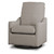 Delta Children Kenwood Slim Nursery Glider Swivel Rocker Chair, Taupe