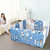 Gymax 14-panel Foldable Baby Playpen Kids Activity Centre W/ Lock Door & Rubber Mats