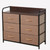 Bigroof Dresser For Bedroom With 6 Drawers,compact Fabric Double Dresser Storage Organizer Unit For Closet, Entryway, Living Room, Hallway, Nursery, Brown