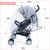 Baby Stroller Rain Cover Universal Clear Plastic Weather Shield With Air Vents