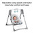 Graco Slim Spaces™ Compact Baby Swing, Space-saving Design, Tilden